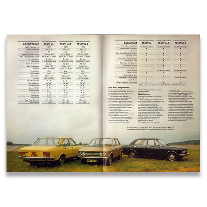 Fiat 132 Car Sales Brochure #20M-3-75 1975