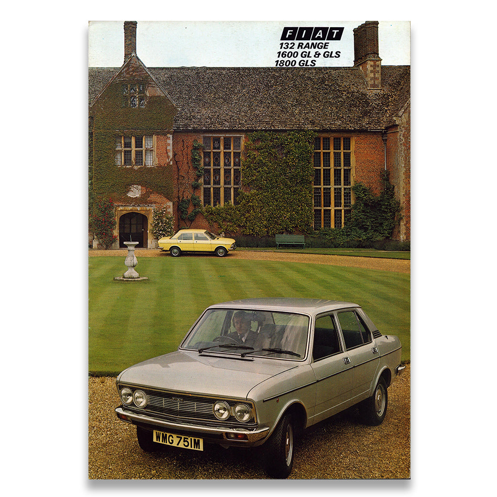 Fiat 132 Car Sales Brochure #20M-3-75 1975