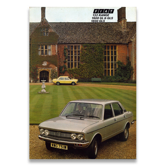 Fiat 132 Car Sales Brochure #20M-3-75 1975