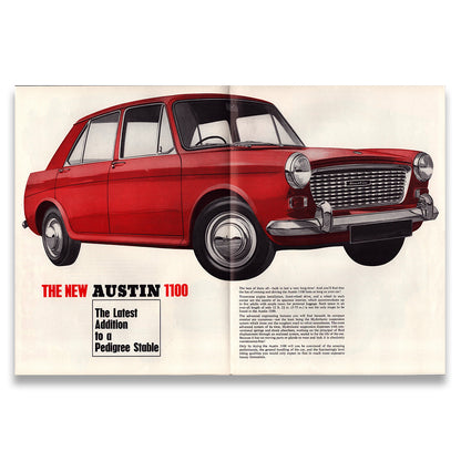Austin Car Sales Range Brochure #2205 1963