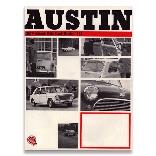 Austin Car Sales Range Brochure #2205 1963