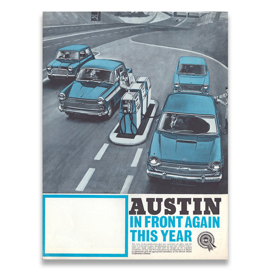 Austin Car Sales Range Brochure #2317 1966