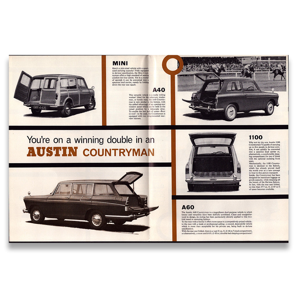 Austin Car Sales Range Brochure #2385 1964