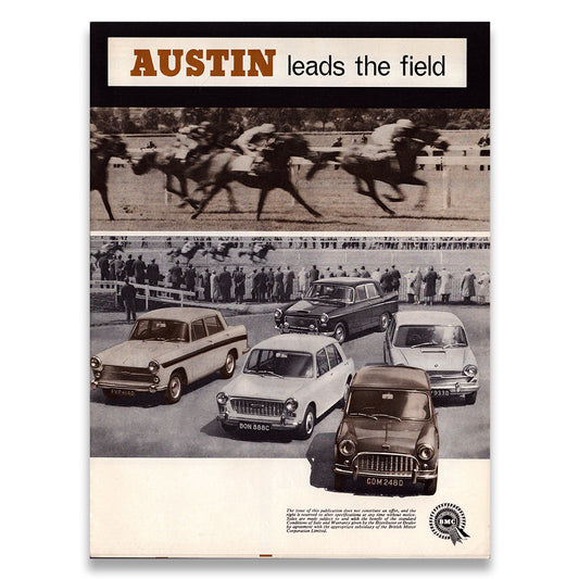 Austin Car Sales Range Brochure #2385 1964