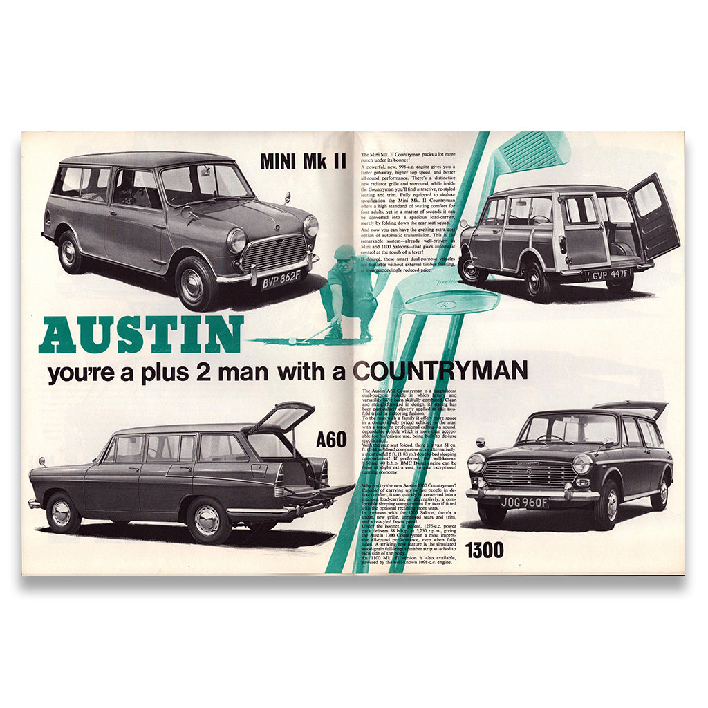 Austin Car Sales Range Brochure #2446 1967