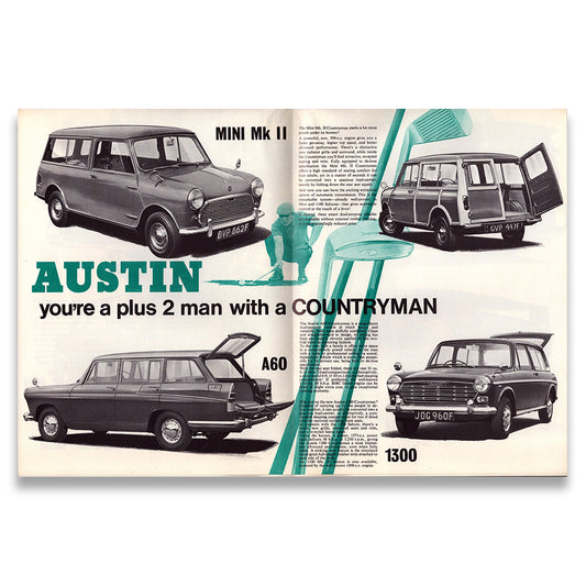 Austin Car Sales Range Brochure #2446 1967