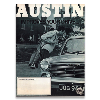 Austin Car Sales Range Brochure #2446 1967