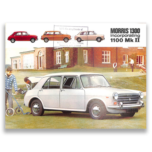 Morris 1100 and 1300 MkII Car Sales Brochure #2457 1967