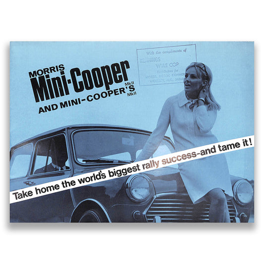 Morris Mini Cooper and Cooper S MkII Car Sales Brochure #2461 1967