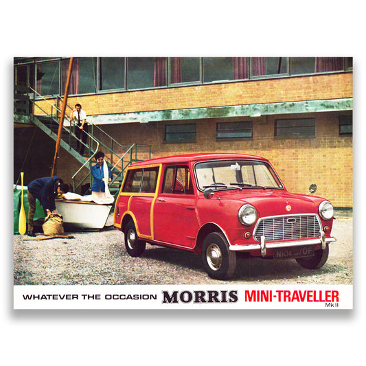 Morris Mini Traveller MKII Car Sales Brochure #2466 1967