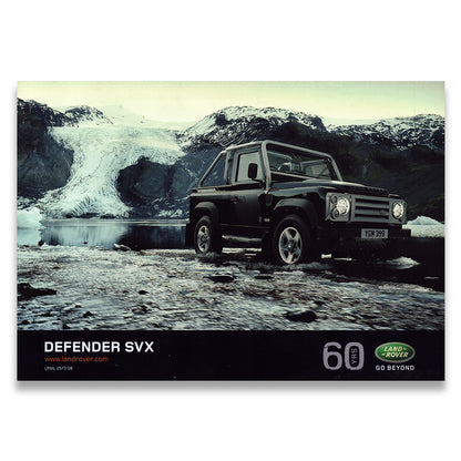 Land Rover Defender Car Sales Brochure and Price List #2505/07 2007