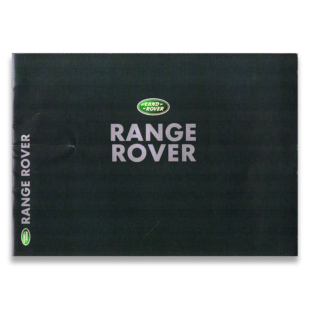 Range Rover P38 Sales Brochure #273/98 1998