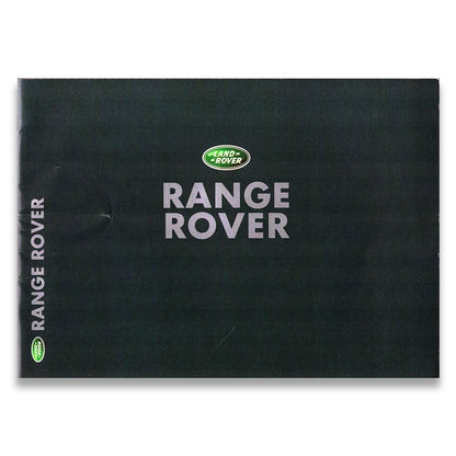 Range Rover P38 Sales Brochure #273/98 1998