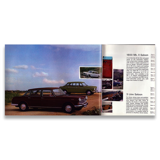 Austin Car Sales Range Brochure #2782 1970