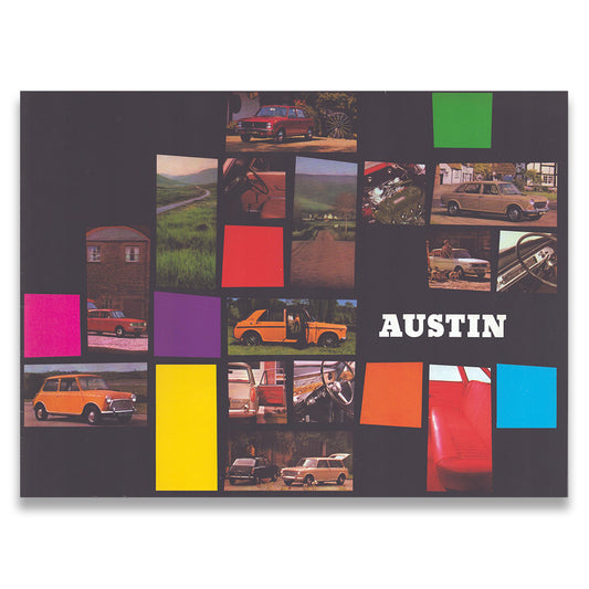 Austin Car Sales Range Brochure #2782 1970