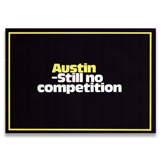 Austin Car Sales Range Brochure #2843 1971
