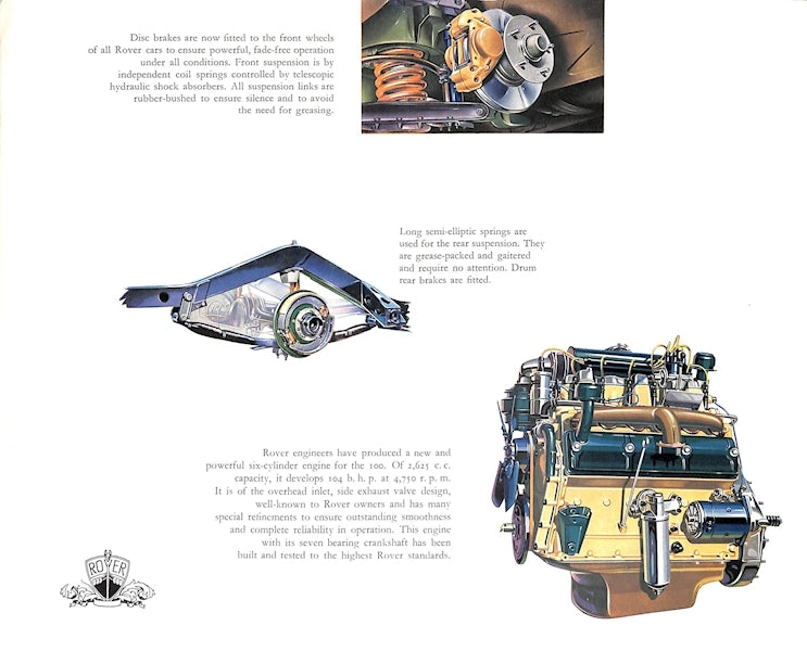 1960 Rover 80 &amp; 100 Brochure image 4
