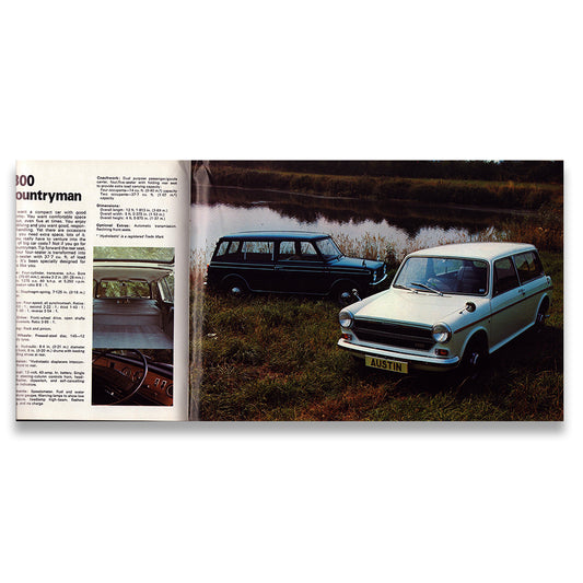 Austin Car Sales Range Brochure #2954 1972