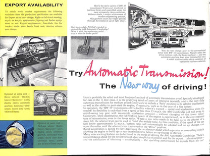1963 Austin Cambridge Brochure image 9
