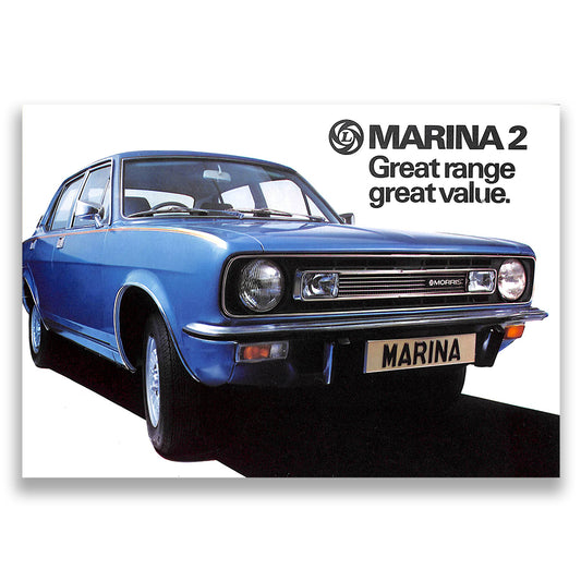 Morris Marina 2 Car Sales Brochure 3160 1977