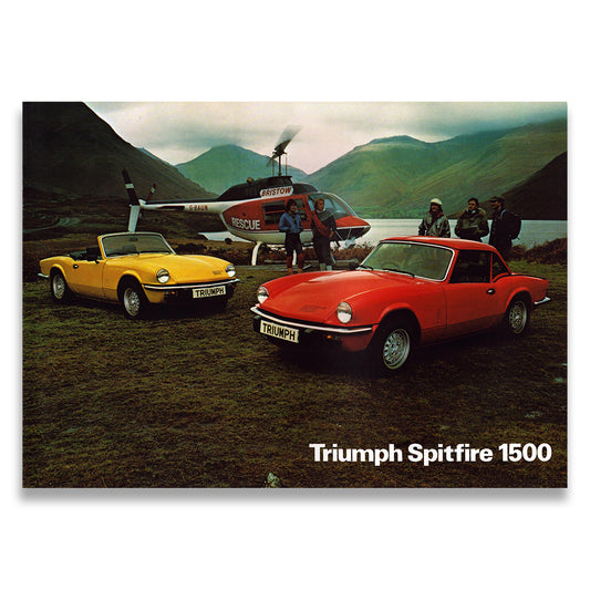 Triumph Spitfire 1500 Car Sales Brochure #3254/B 1978