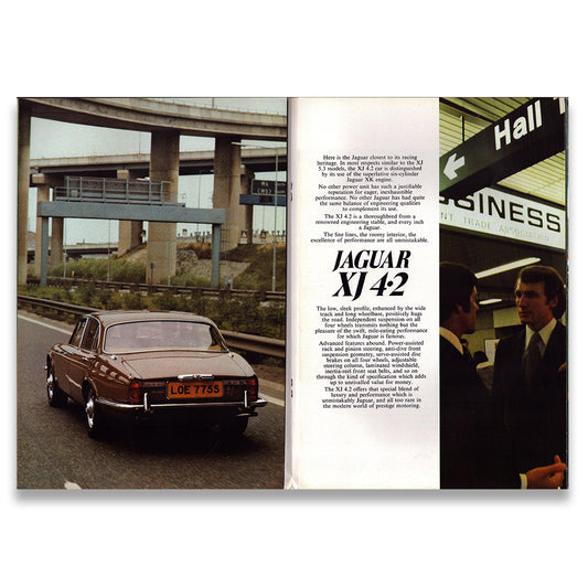Jaguar XJ Series 2 Sales Brochure #3270 1978