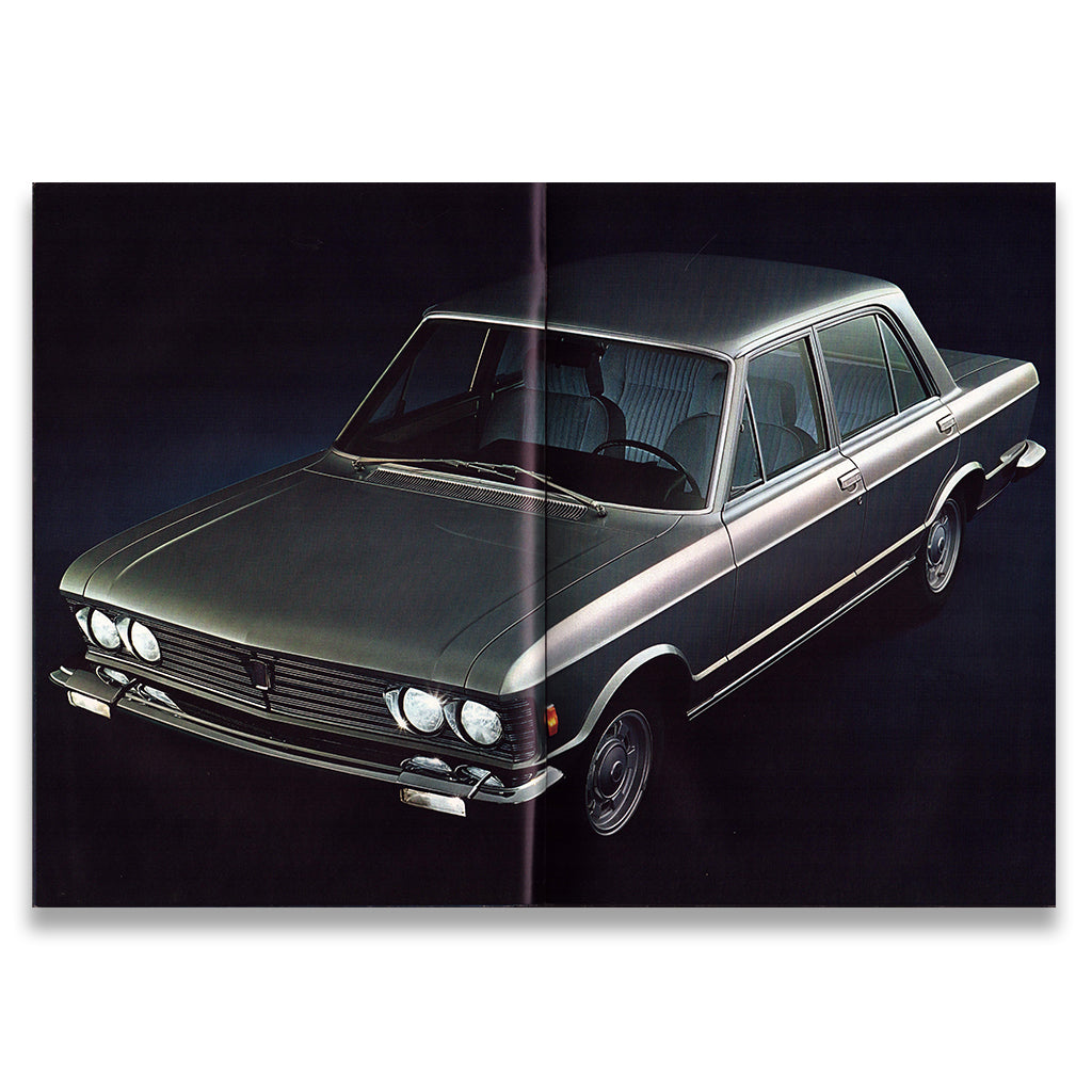 Fiat 130 Saloon Car Sales Brochure #3333 1972
