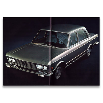 Fiat 130 Saloon Car Sales Brochure #3333 1972