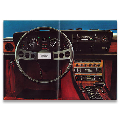 Fiat 130 Coupe Car Sales Brochure #3334 1972