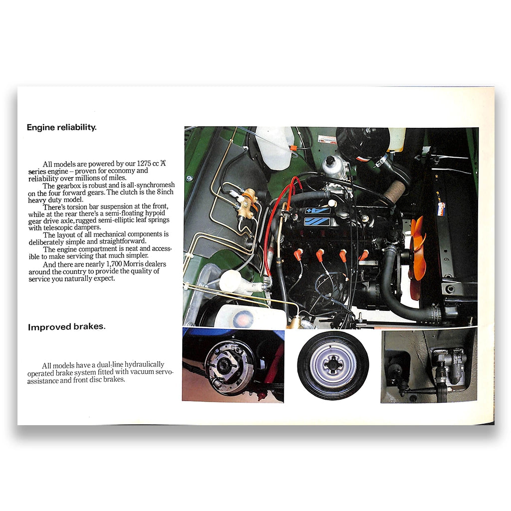 Morris Vans & Pickup Car Sales Brochure 1978 #3341E