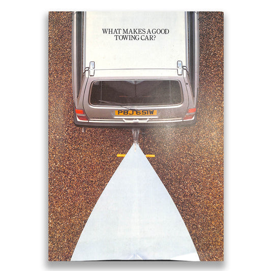 Volvo Towing Car Sales Brochure 1981