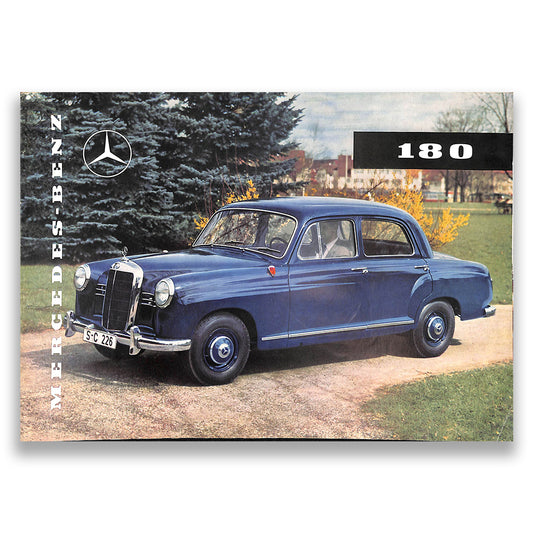 Mercedes-Benz 180 W120 Car Sales Brochure 1957