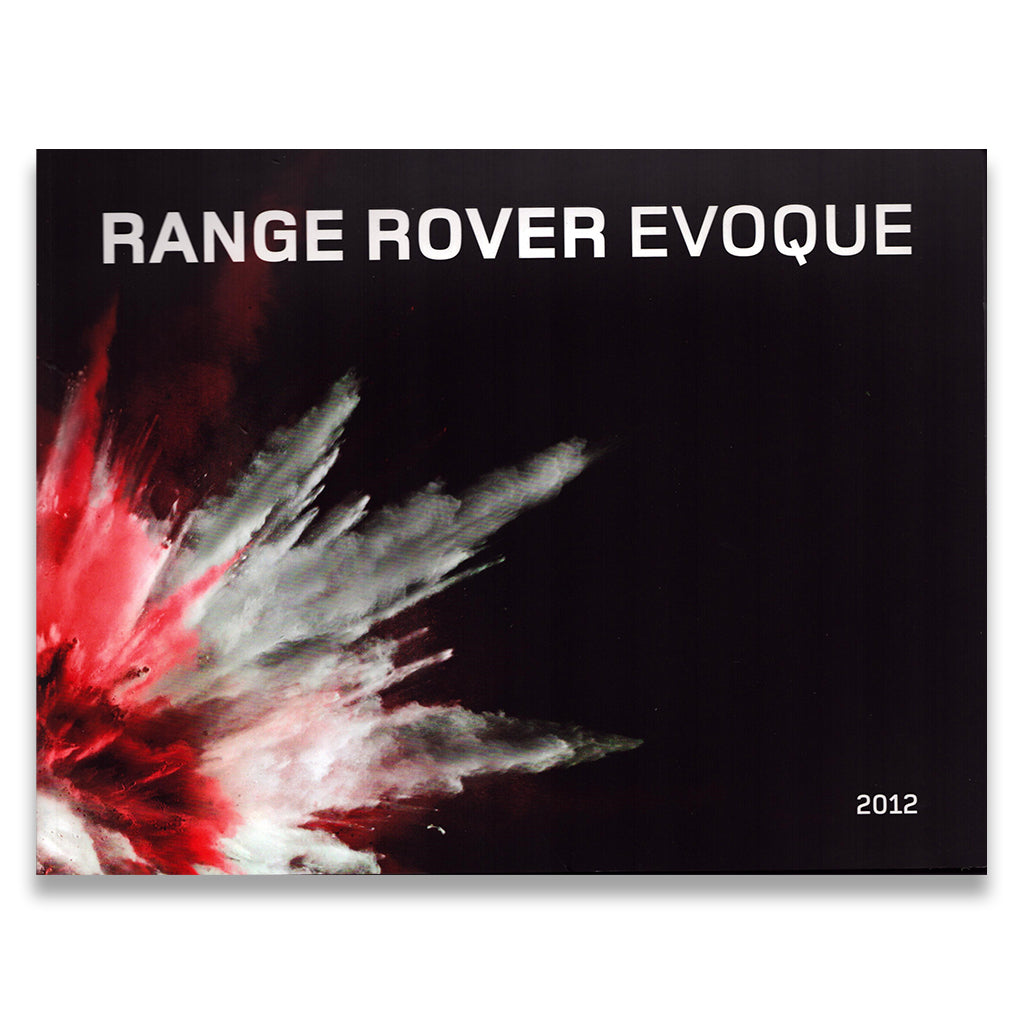 Range Rover Evoque Car Sales Brochure #3537/11 2011