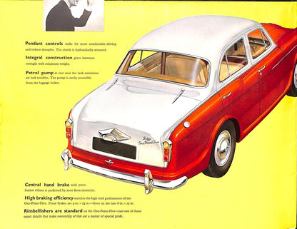 Riley 1.5 Foldout Car Sales Brochure, #D672 1957 image 7