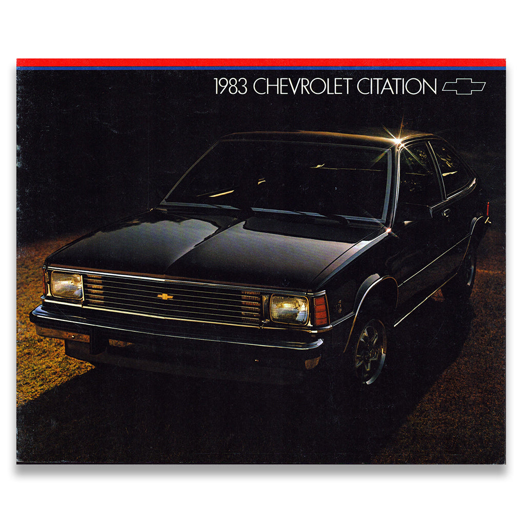 Chevrolet Citation Car Sales Brochure #4206 1983