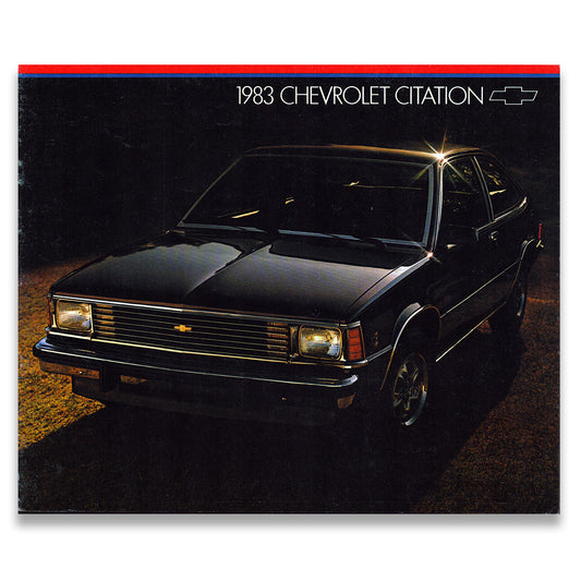Chevrolet Citation Car Sales Brochure #4206 1983