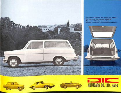 Autocars Sussita 12 Car Sales Brochure 1968 image 3