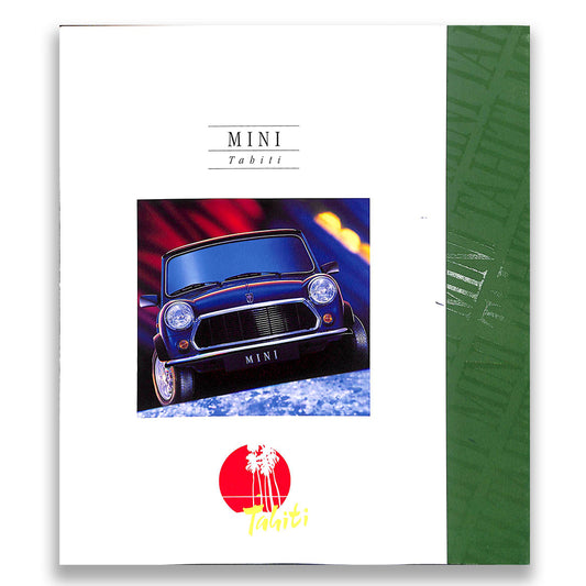 Rover Mini Tahiti Car Sales Brochure 1993 #4499