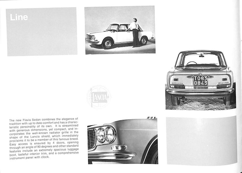 Lancia Flavia Car Sales Brochure, #8799204 1967 image 5