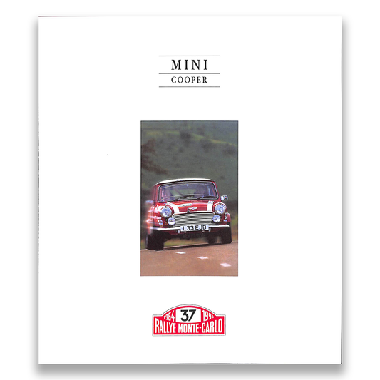 Rover Mini Cooper Car Sales Brochure 1994 #4563