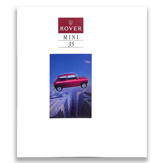 Rover Mini 35 Car Sales Brochure 1994 #4577