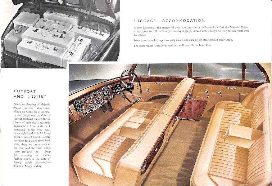 Daimler Majestic Major 8-page Large Format Brochure 1961/62 image 6