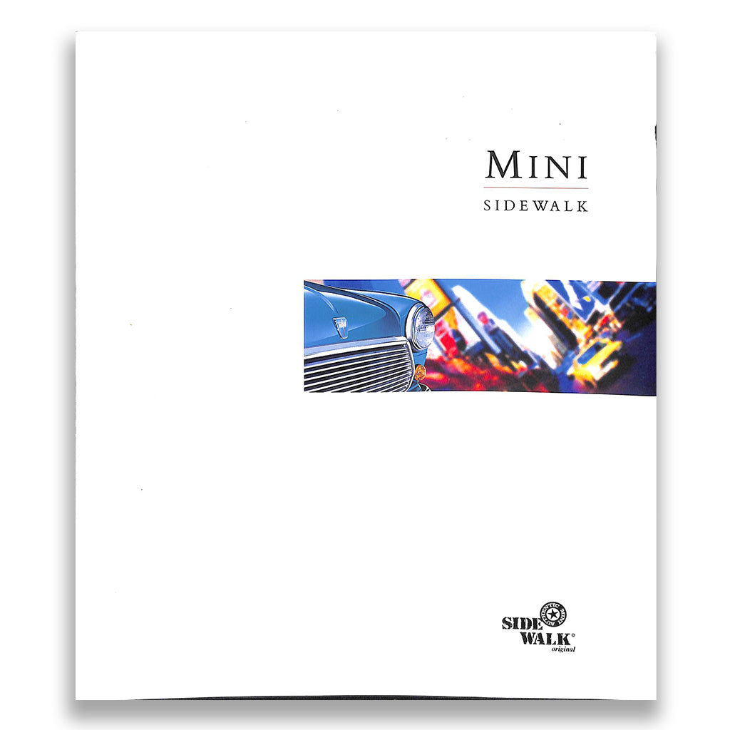 Rover Mini Sidewalk Car Sales Brochure 1995 #4821