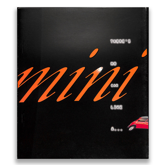 Rover Mini Car Sales Range Brochure 1995 #4898