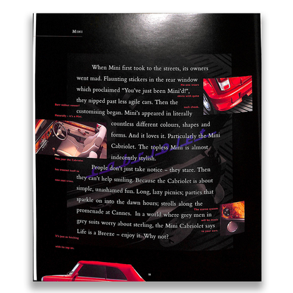 Rover Mini Car Sales Range Brochure 1995 #4898