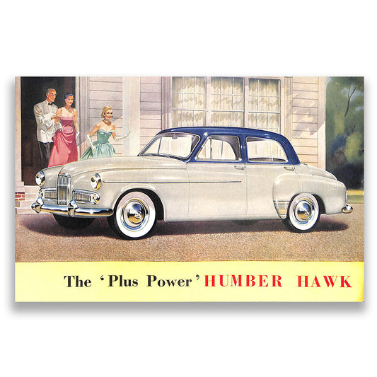 Humber Hawk Car Sales Brochure, #494/1/106/40/H 1952
