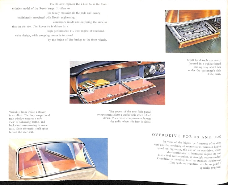 1960 Rover 80 &amp; 100 Brochure image 5