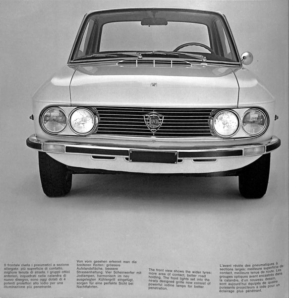 Lancia Fulvia Coupe Series 2 Car Sales Brochure #8799385 1972/73 image 5