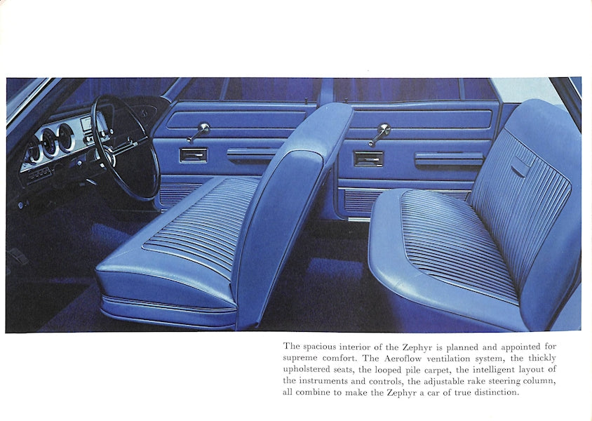 1966 Ford Zephyr V6 &amp; Zephyr Brochure image 3