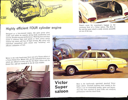 Vauxhall Range Car Sales Brochure 1962 image 4